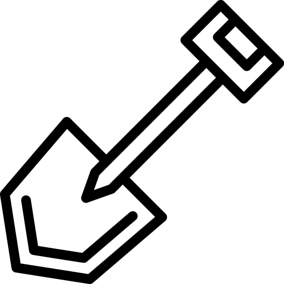 Shovel Vector Icon Design