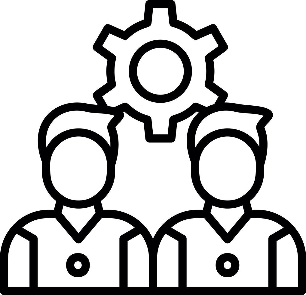 Team Management Vector Icon Design