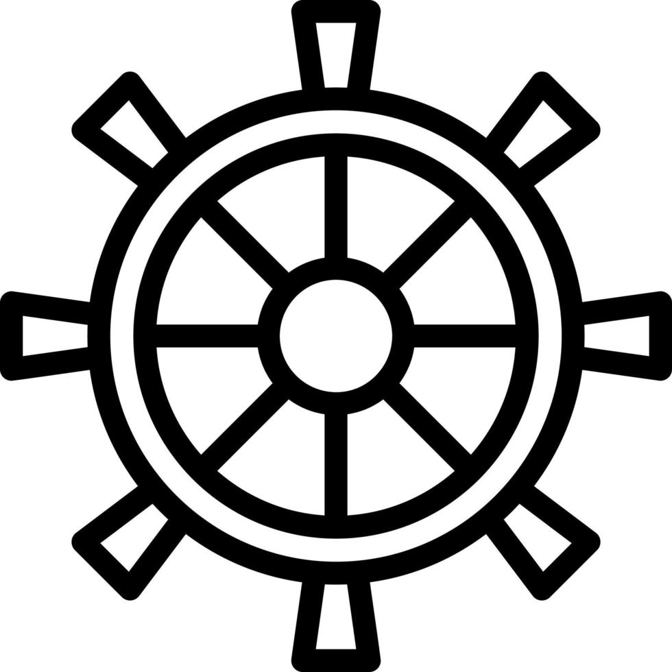 Rudder Vector Icon Design