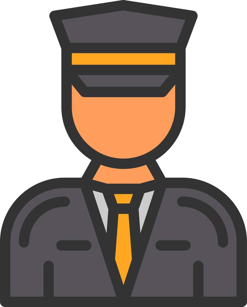Pilot Vector Icon Design