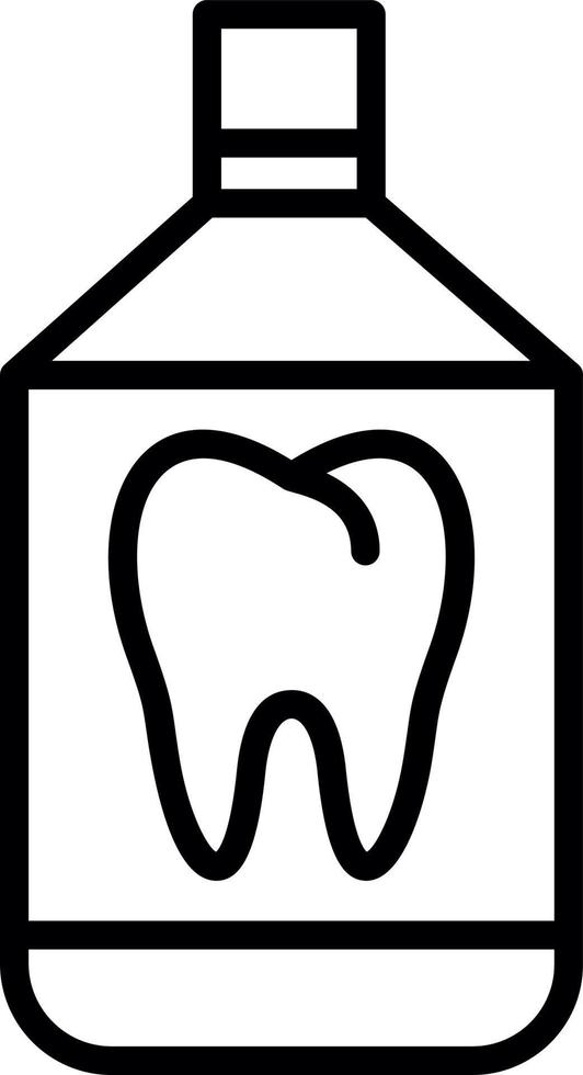 Mouthwash Vector Icon Design