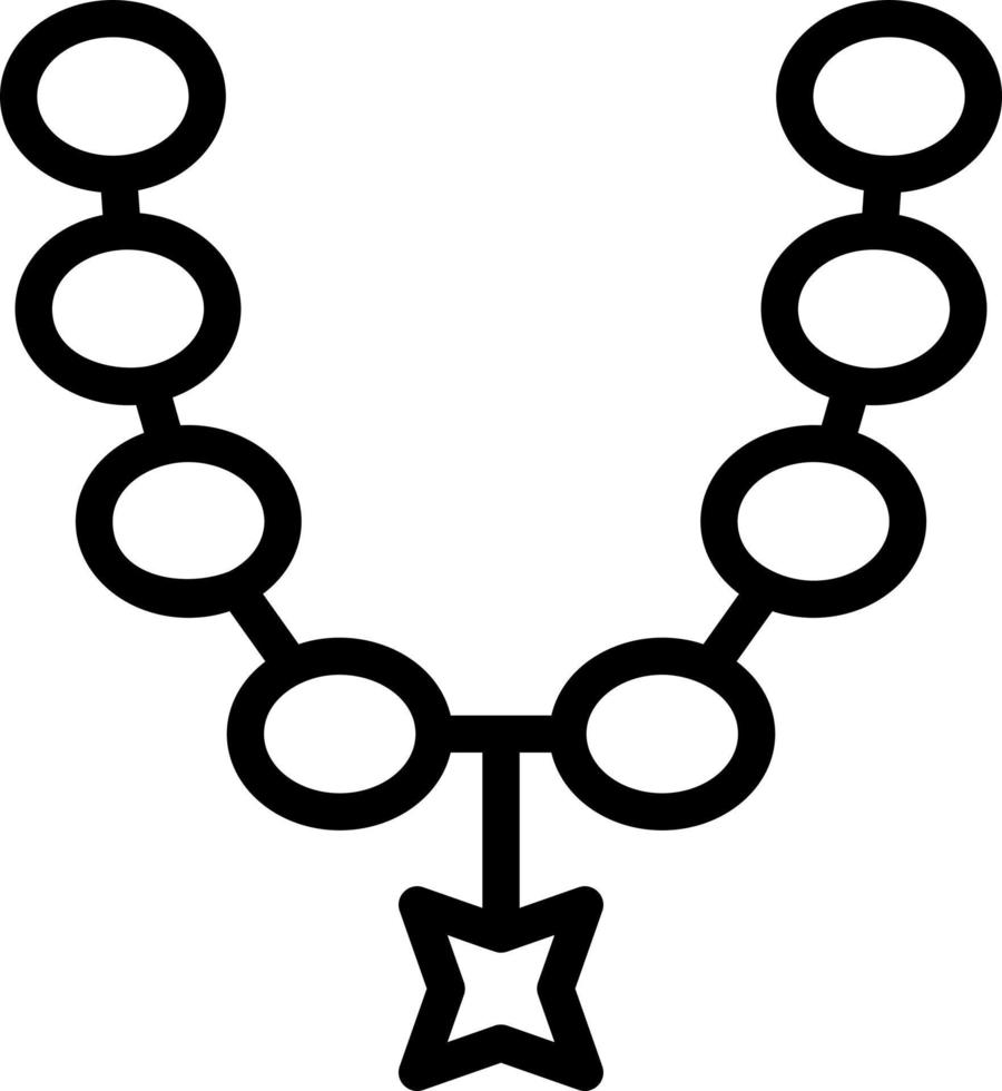 diseño de icono de vector de collar