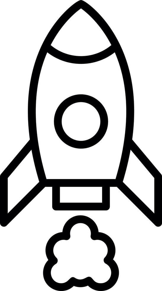 diseño de icono de vector de nave espacial