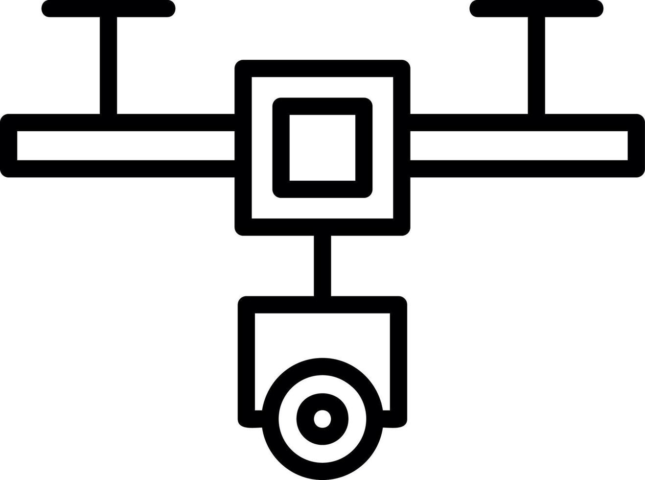 Drone Vector Icon Design