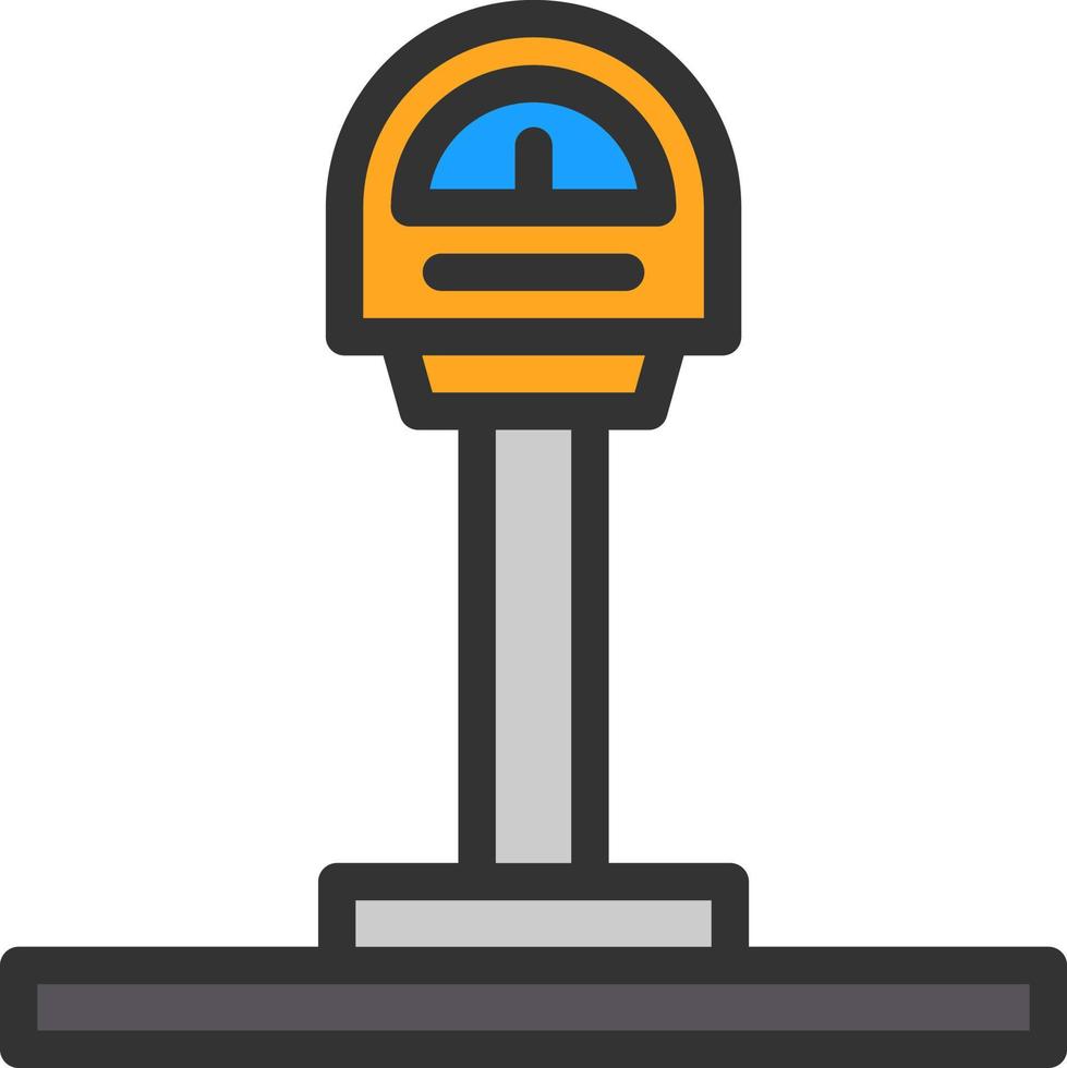 Parking Meter Vector Icon Design