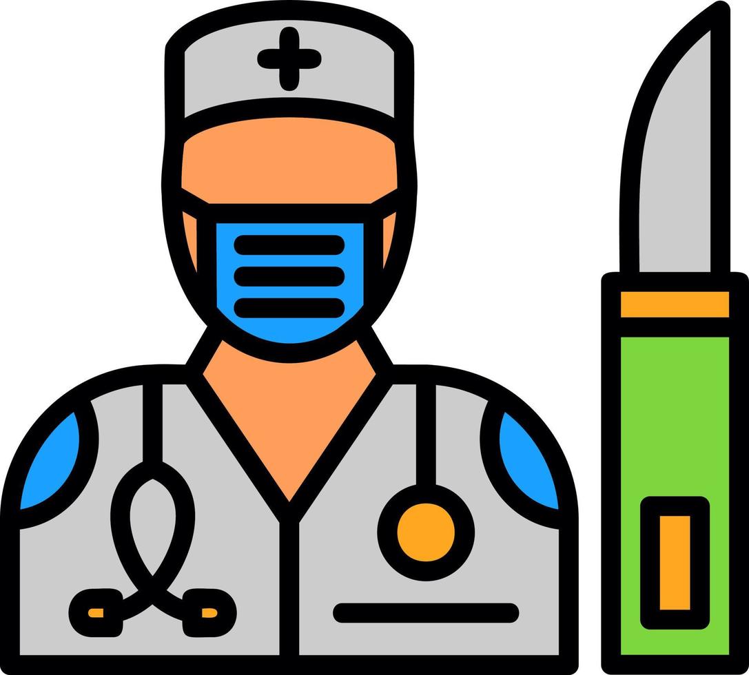 Surgeon Vector Icon Design