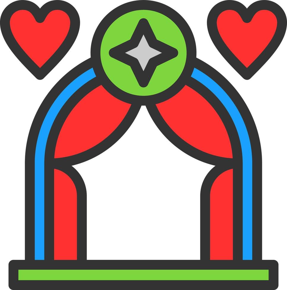 Arch Vector Icon Design
