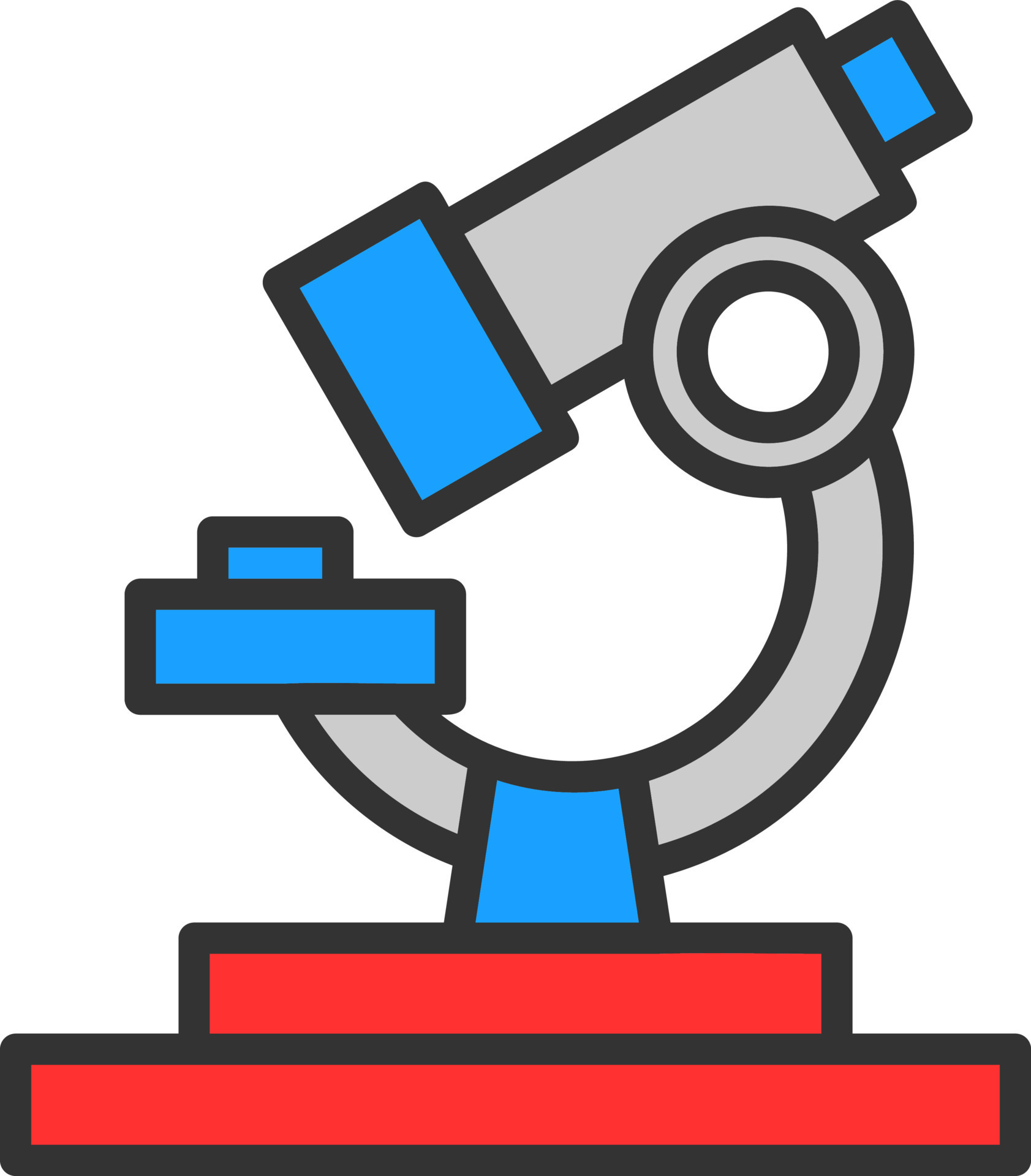 diseño de icono de vector de microscopio 16302174 Vector en Vecteezy