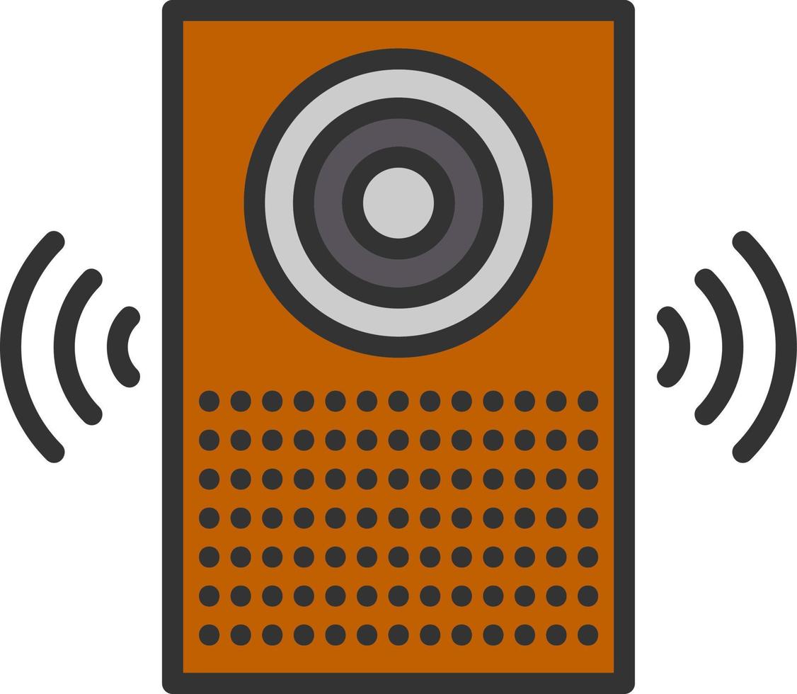 Smart Speaker Vector Icon Design