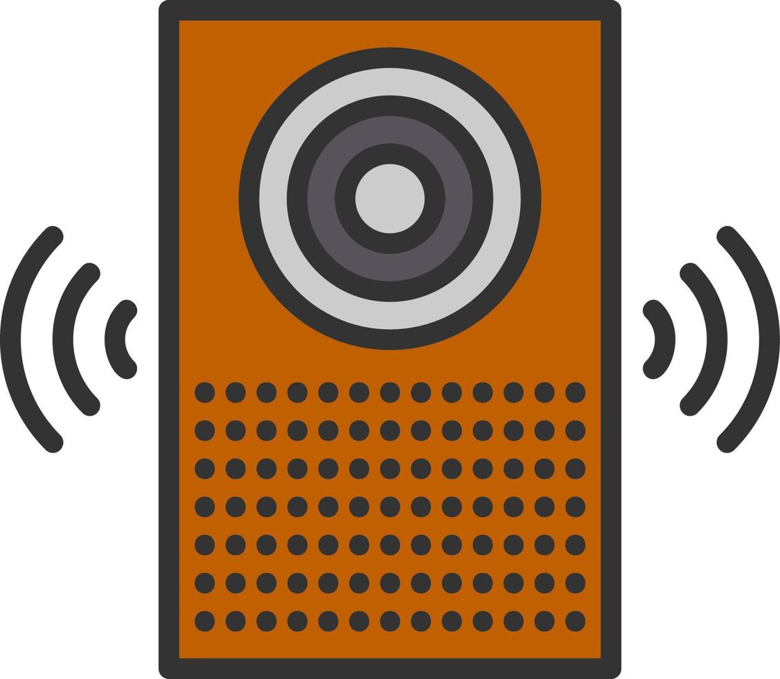 Smart Speaker Vector Icon Design