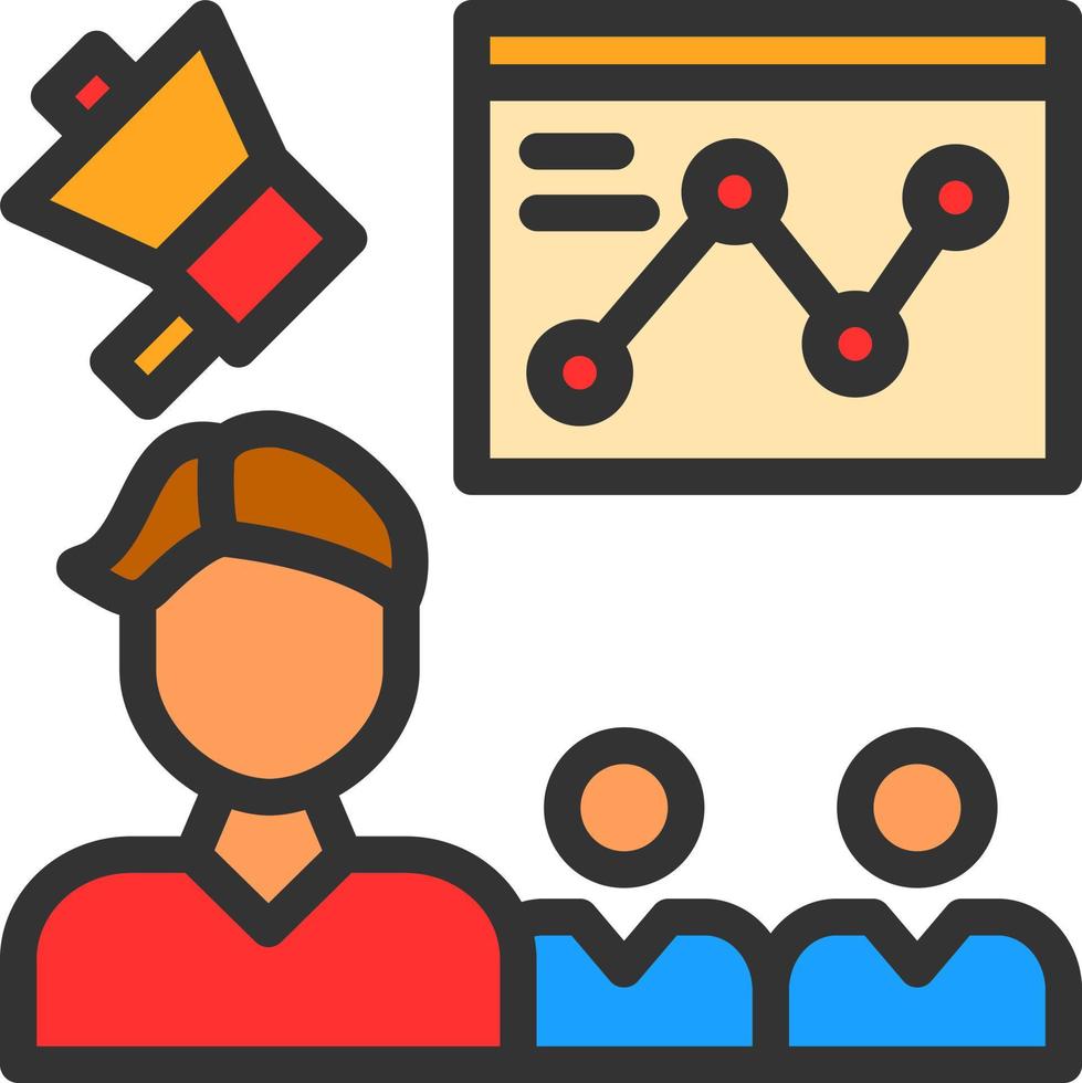 Coaching Vector Icon Design
