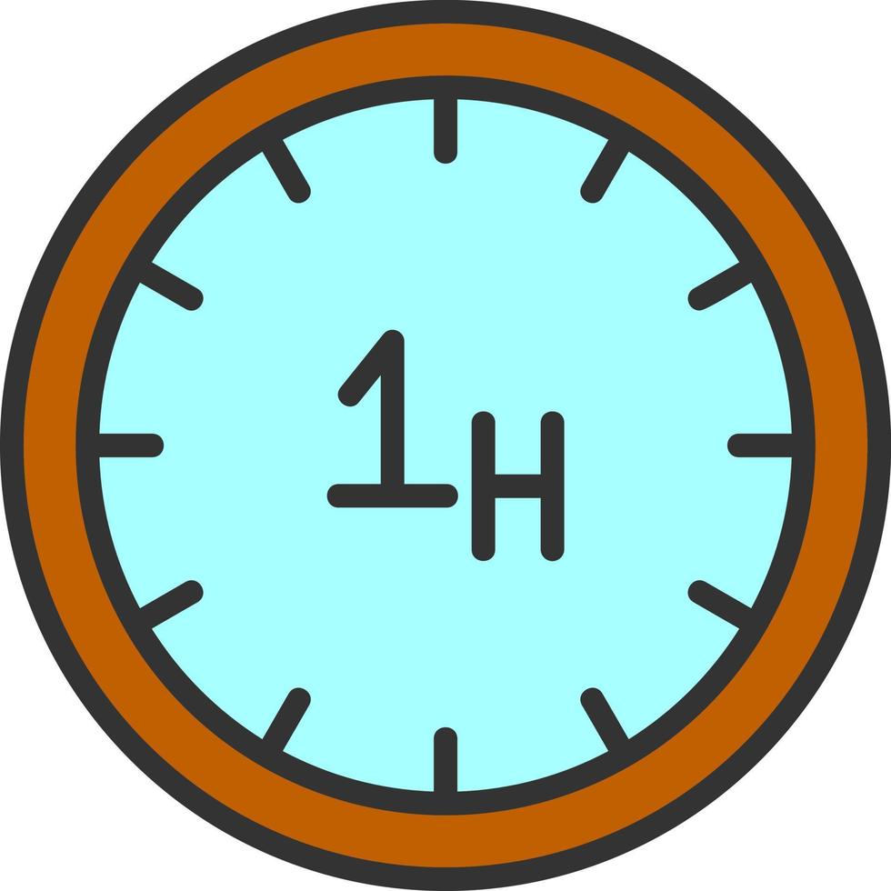 Hour Vector Icon Design