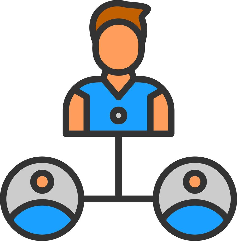 Delegate Vector Icon Design
