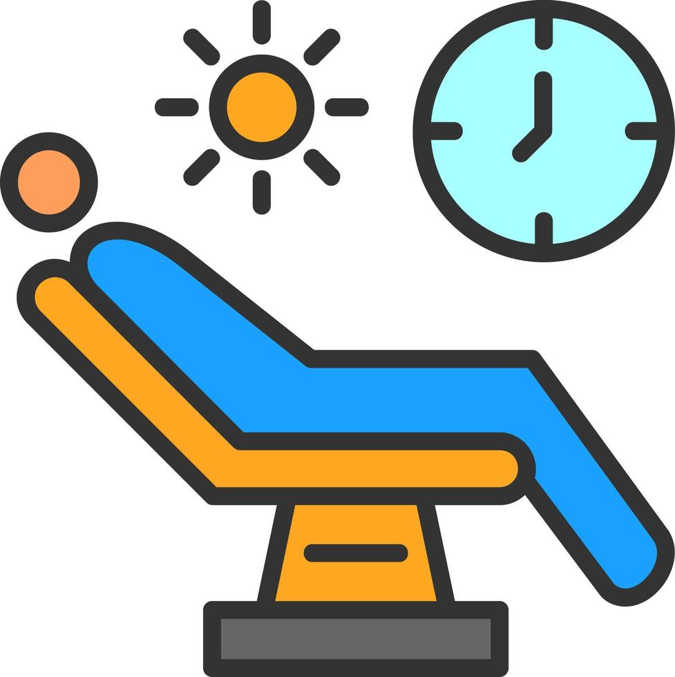 Relaxation Vector Icon Design