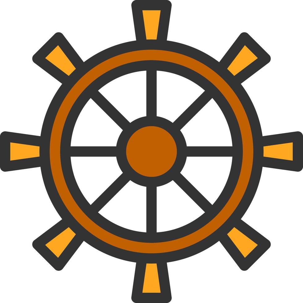 Rudder Vector Icon Design