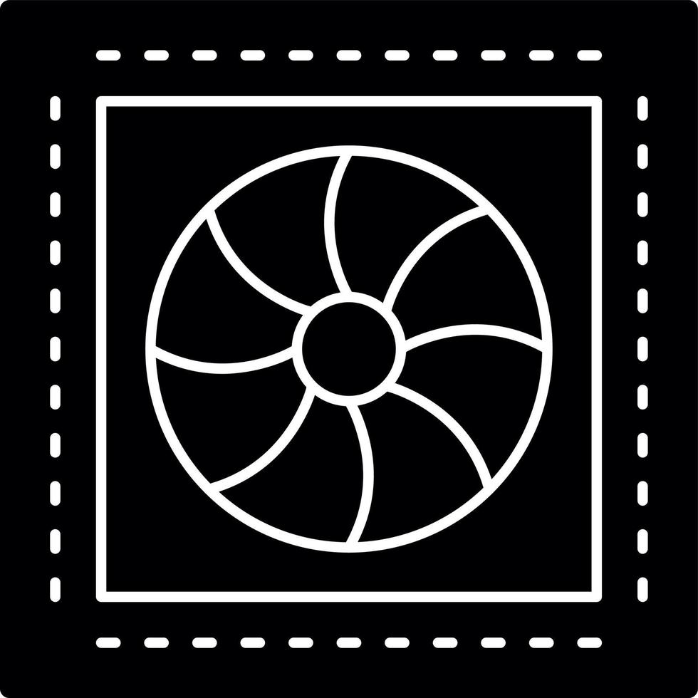 Francis Turbine Vector Icon Design