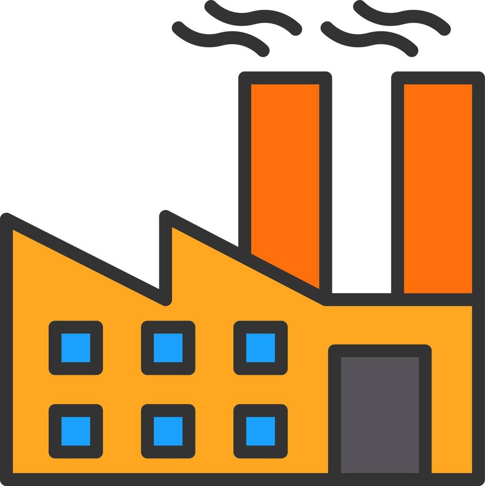 Factory Vector Icon Design