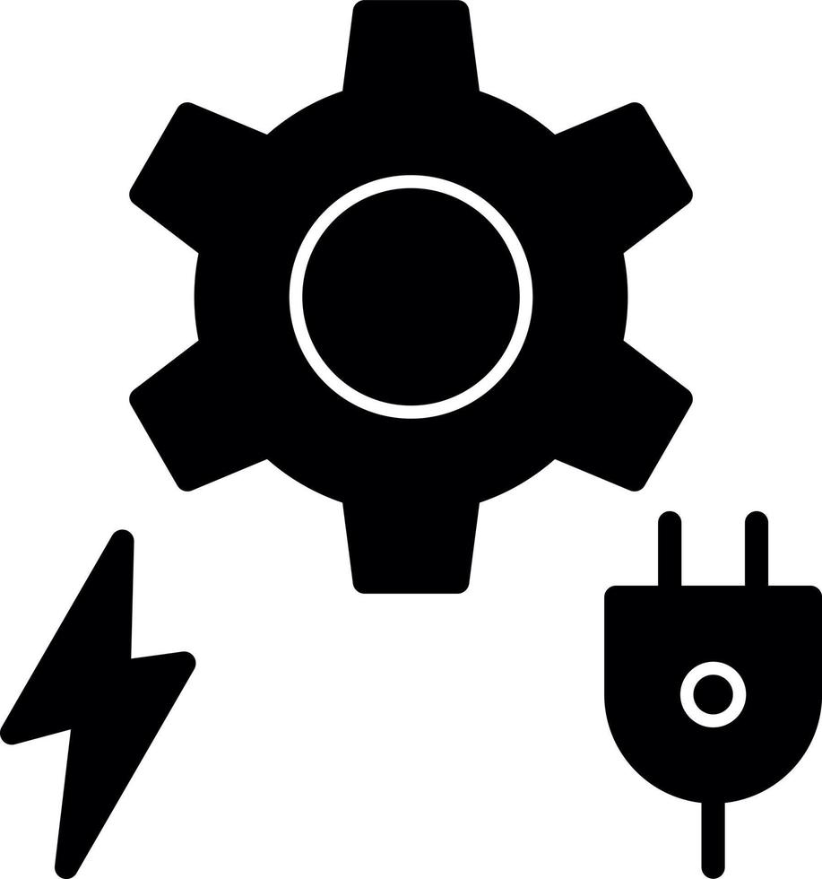 diseño de icono de vector de potencia y energía