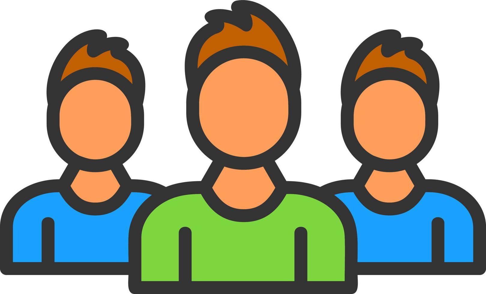 Team Vector Icon Design
