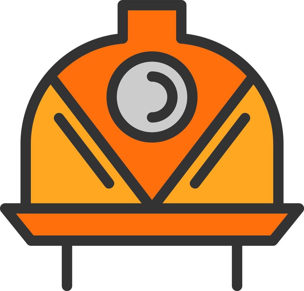 Helment Vector Icon Design