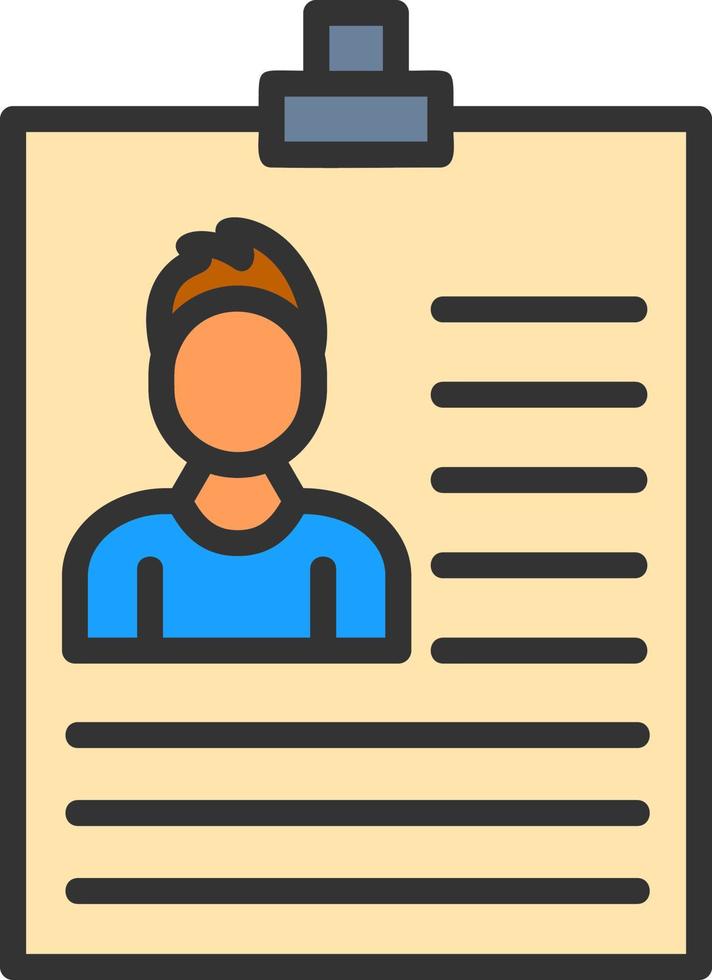 Identification Vector Icon Design