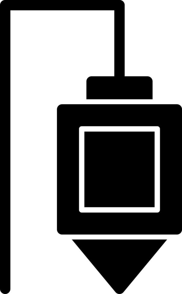 Plumb Bob Vector Icon Design
