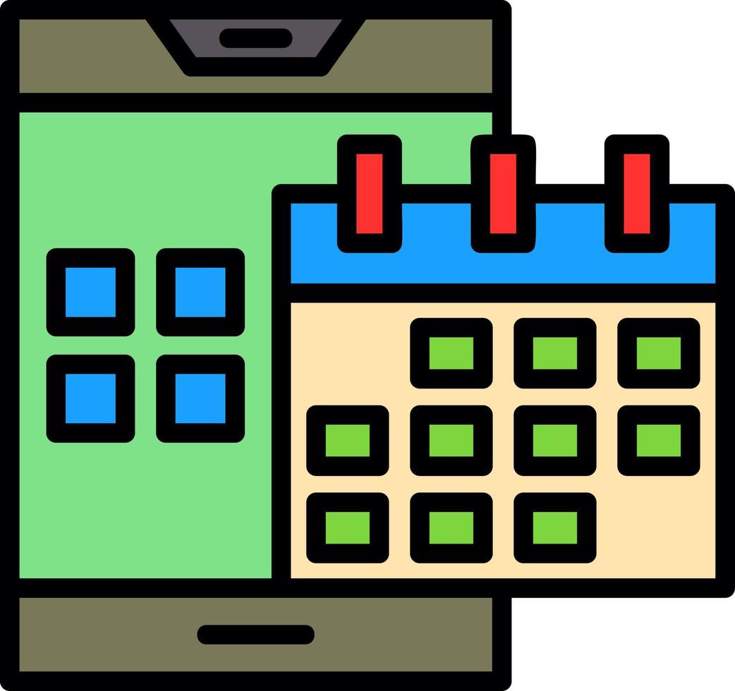 Mobile Application Vector Icon Design