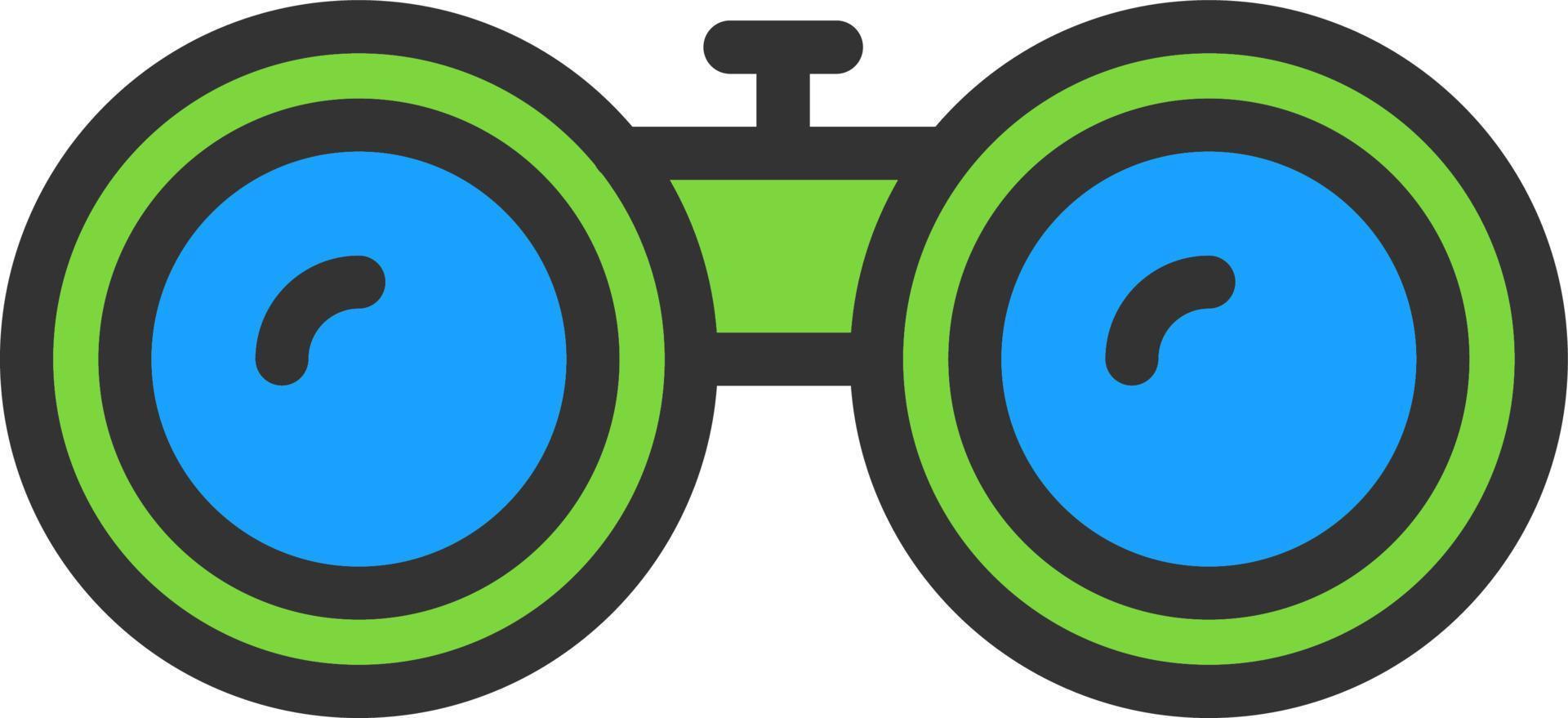 diseño de icono de vector binocular