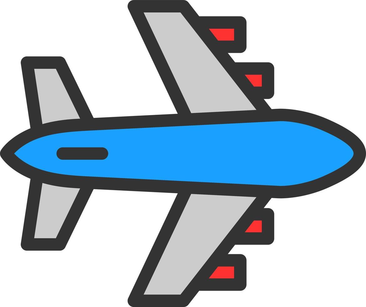 Airplane Vector Icon Design