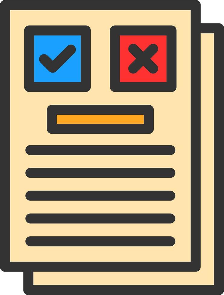 Rules Vector Icon Design
