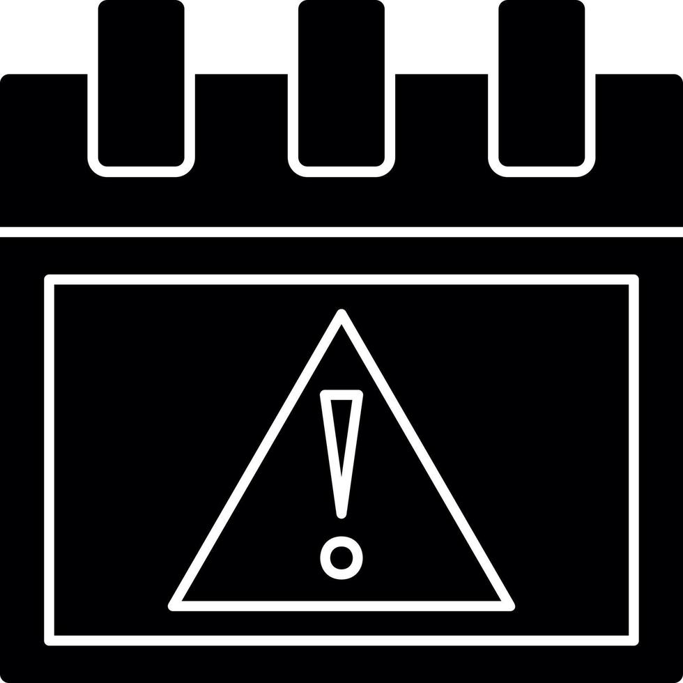 Alert Vector Icon Design