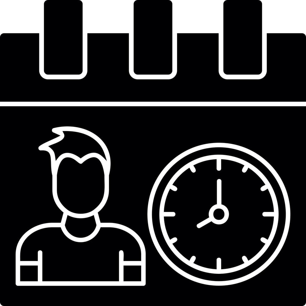 Working Hours Vector Icon Design