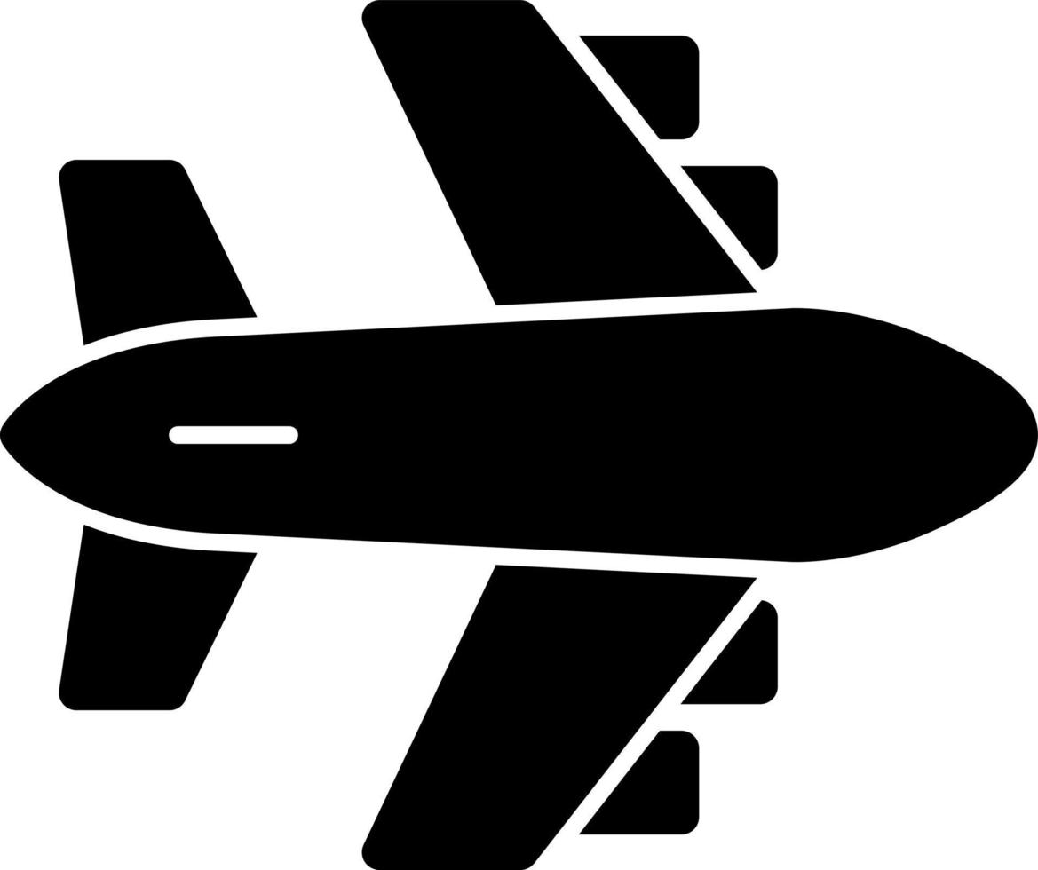 diseño de icono de vector de avión