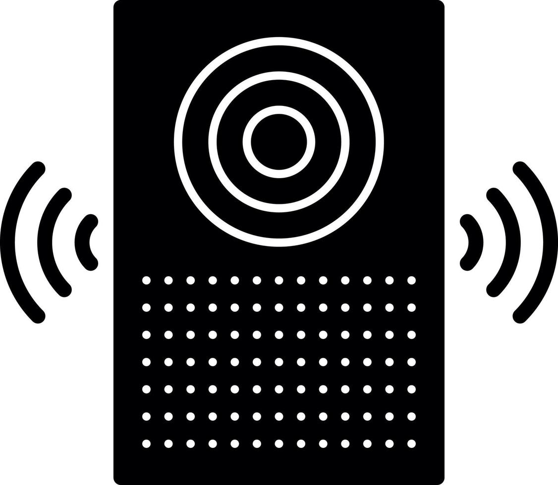 Smart Speaker Vector Icon Design