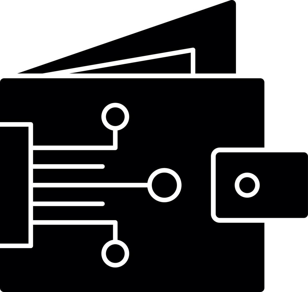 Digital Wallet Vector Icon Design