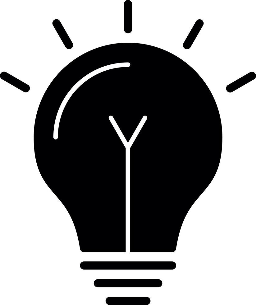 Light Bulb Vector Icon Design