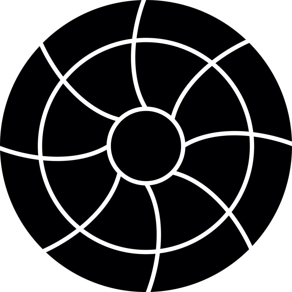 Crossflow Turbine Vector Icon Design