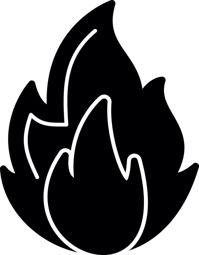 Flame Vector Icon Design