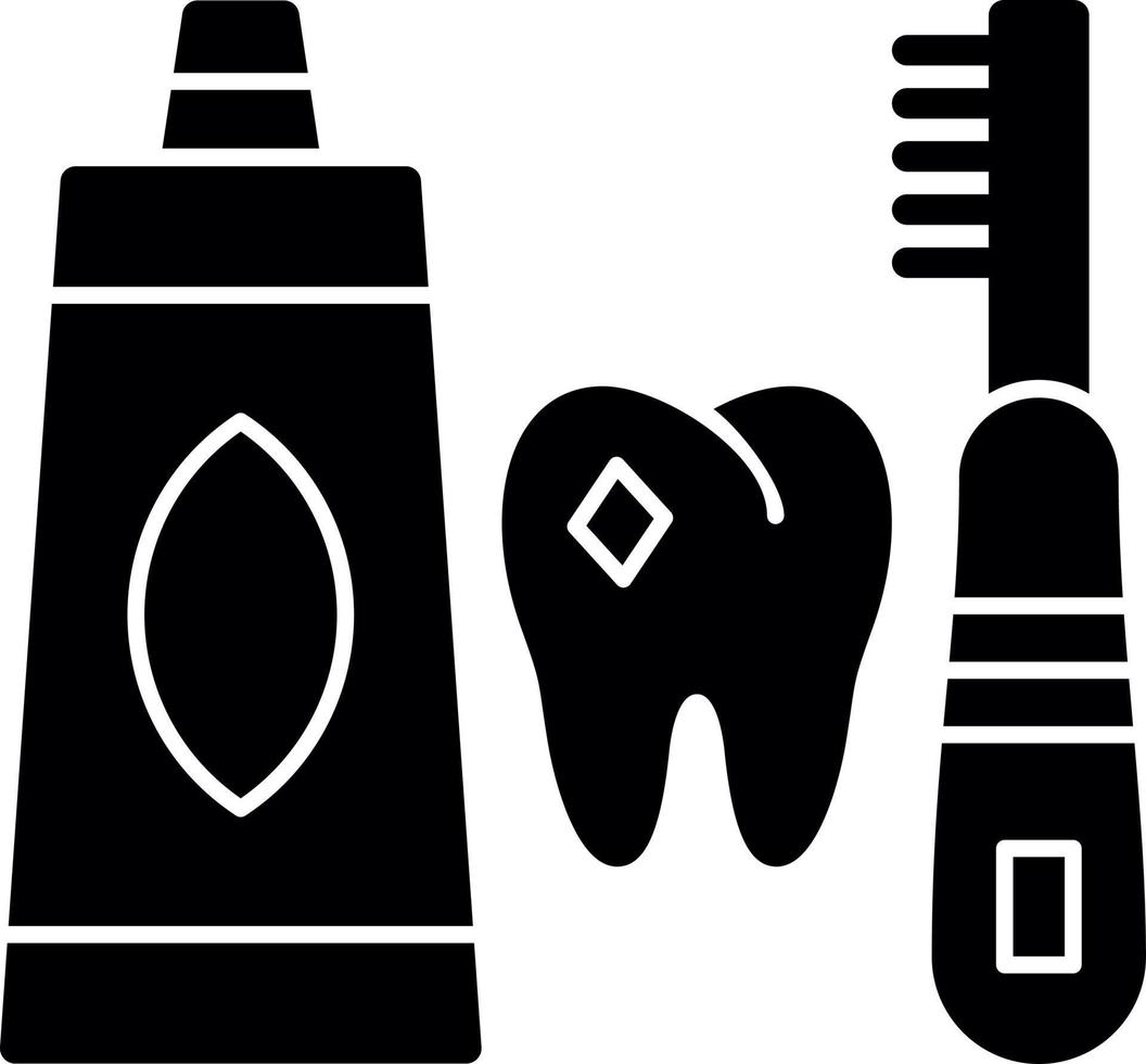 Dental Hygiene Vector Icon Design