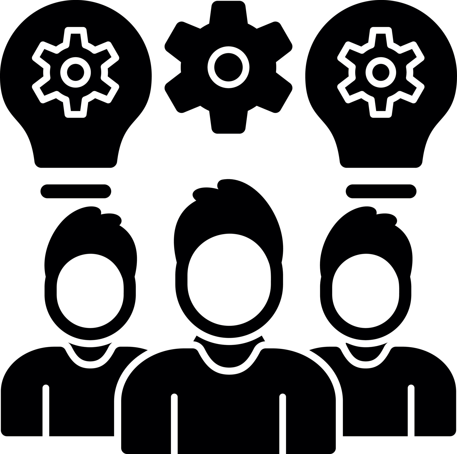 diseño de icono de vector de trabajo en equipo 16302876 Vector en Vecteezy