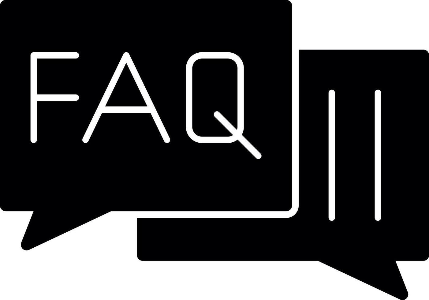 Faq Vector Icon Design