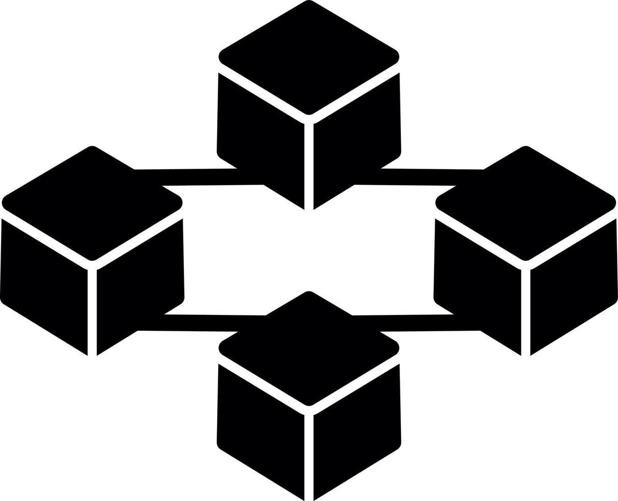 Blockchain Vector Icon Design