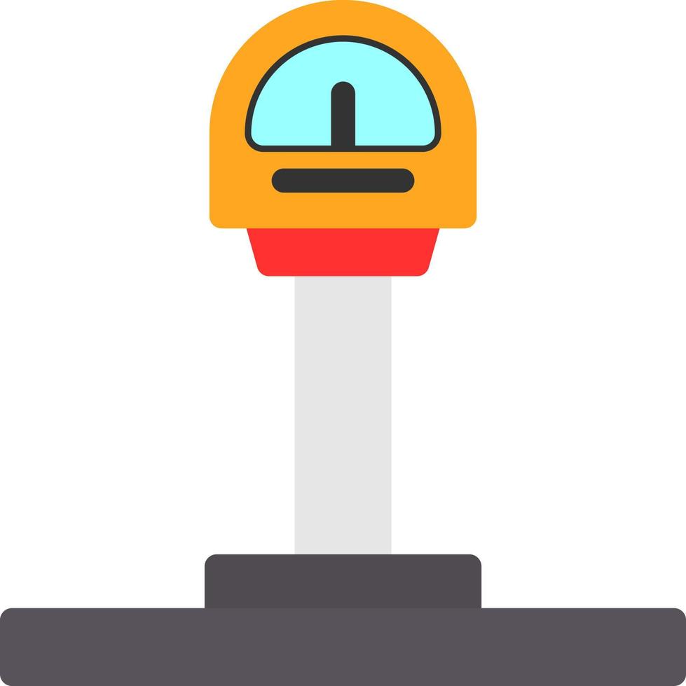 Parking Meter Vector Icon Design