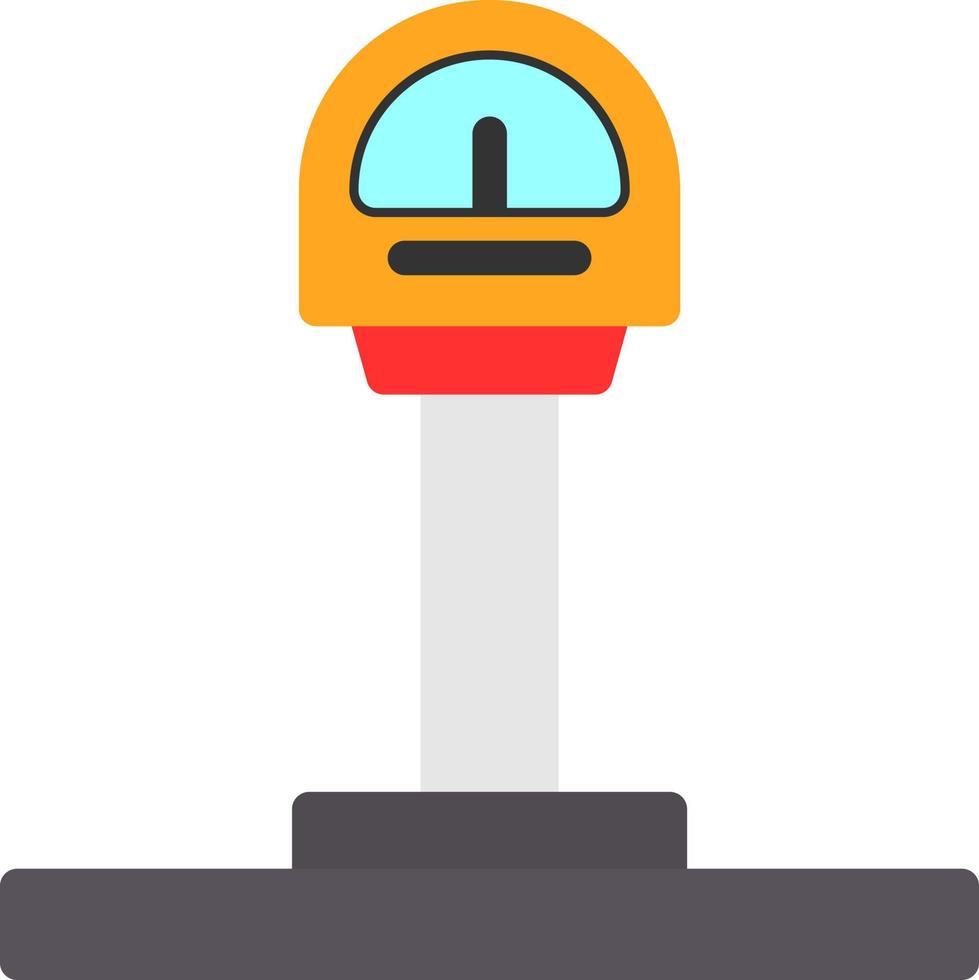 Parking Meter Vector Icon Design