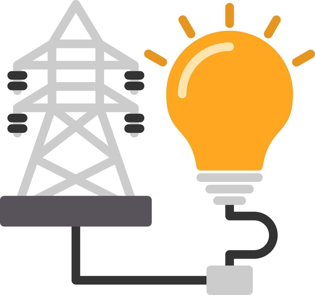 Electrical Energy Vector Icon Design