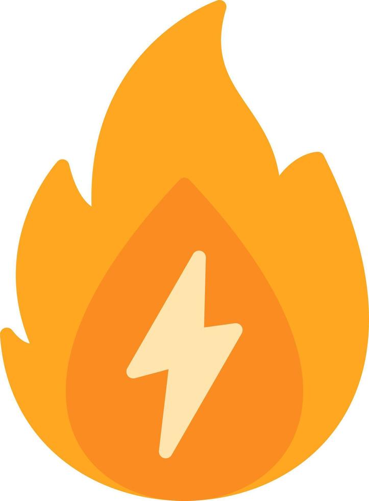 Heat Energy Vector Icon Design