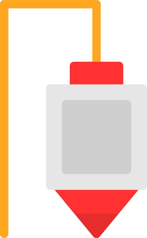 Plumb Bob Vector Icon Design