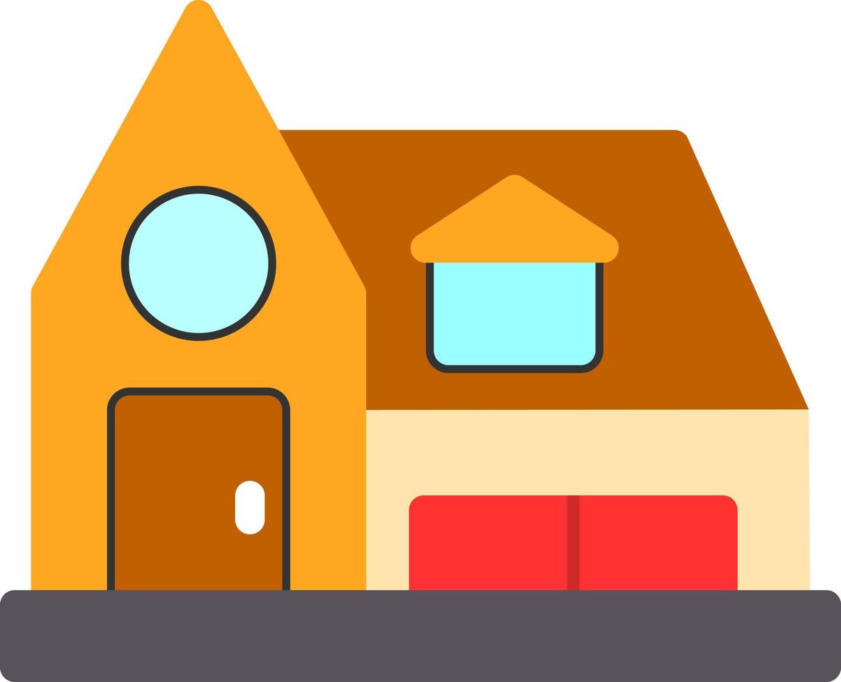 Cottage Vector Icon Design