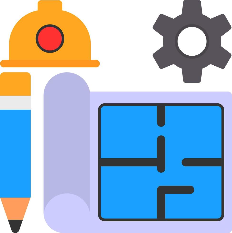 Civil Engenineering Vector Icon Design