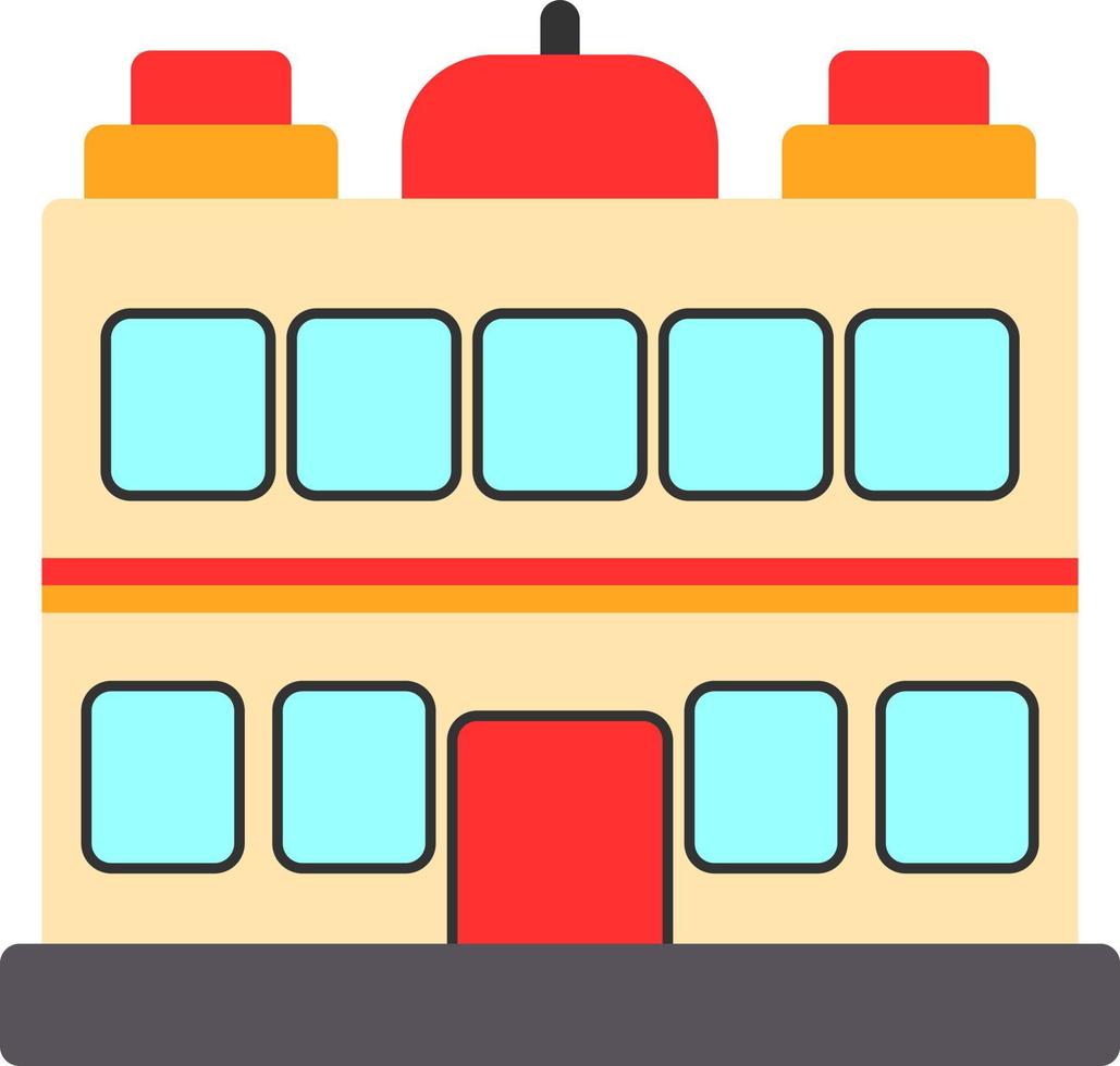 Mansion Vector Icon Design